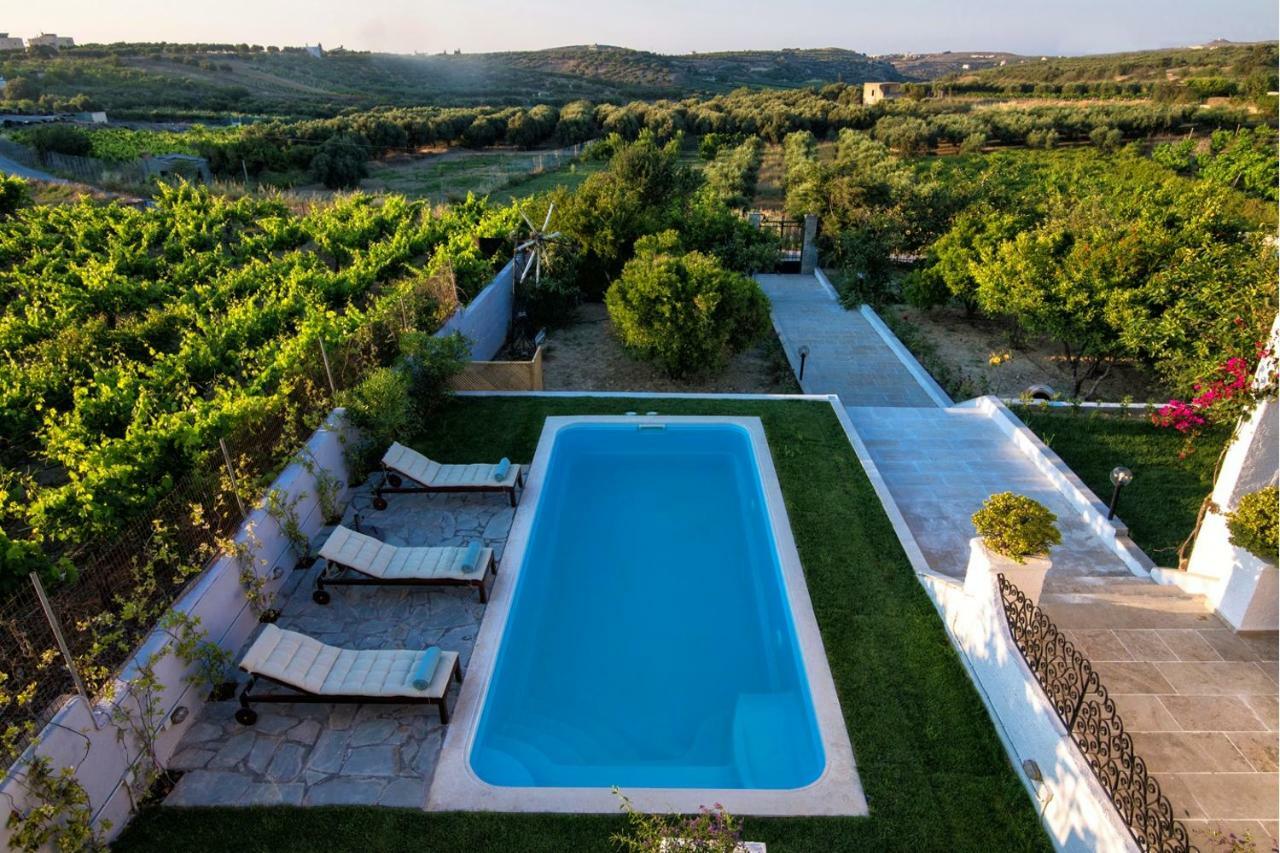 Luxury Villa Rosita W Heated Pool - Nature And Relax Epano Vathia Extérieur photo
