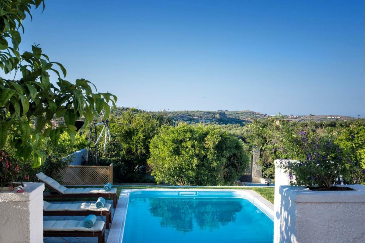 Luxury Villa Rosita W Heated Pool - Nature And Relax Epano Vathia Extérieur photo