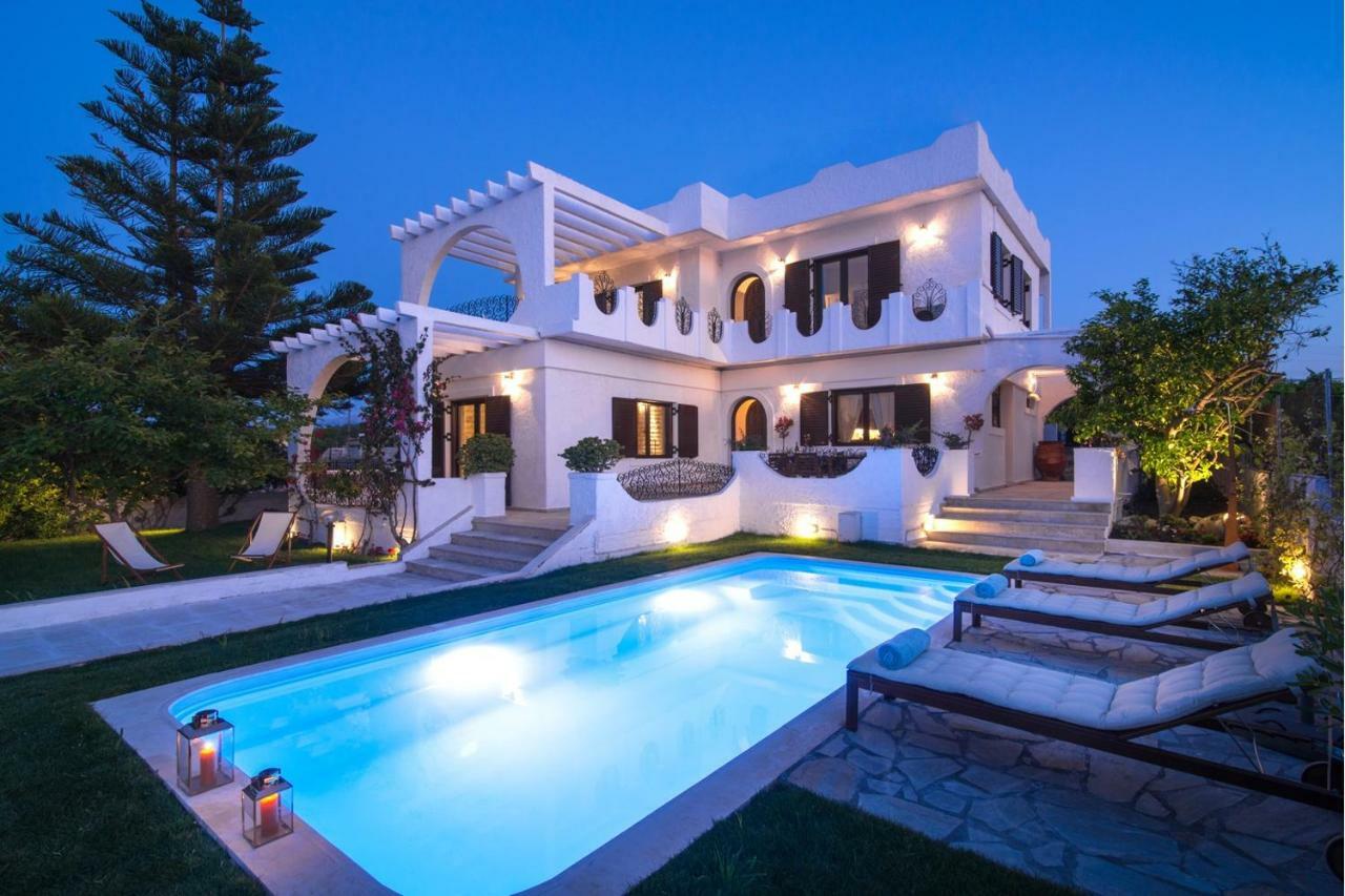 Luxury Villa Rosita W Heated Pool - Nature And Relax Epano Vathia Extérieur photo