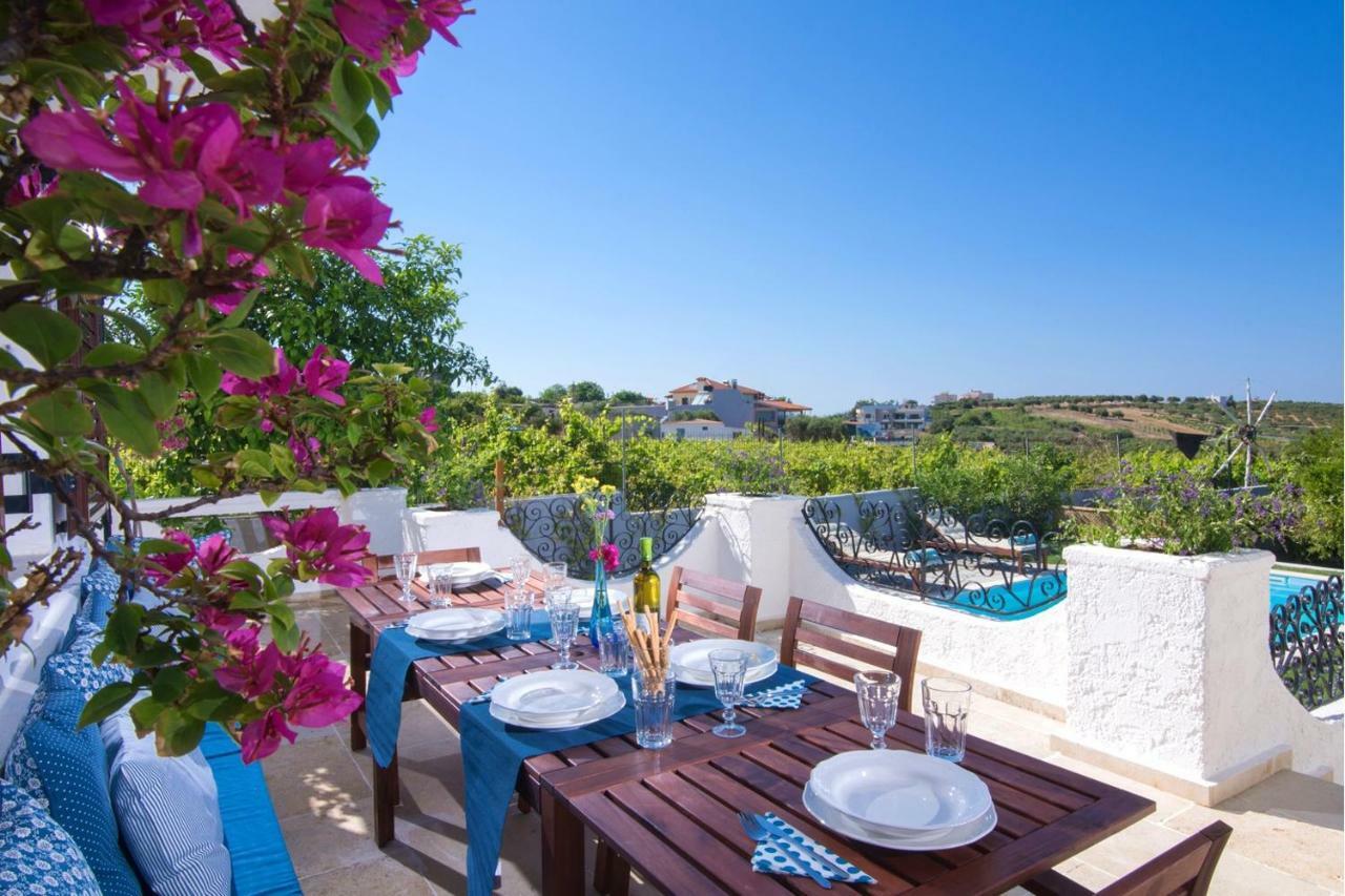 Luxury Villa Rosita W Heated Pool - Nature And Relax Epano Vathia Extérieur photo